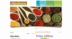 Desktop Screenshot of primaadirasa.com